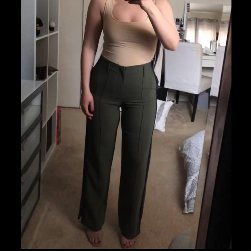 Zara Olive green trousers